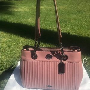 Coach Turnlock Edie in Quilted Nappa leather